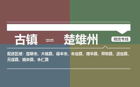 古镇到楚雄州物流专线-古镇到楚雄州货运-卡班运输