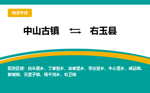 中山古镇到右玉县物流专线-高效的中山古镇至右玉县专线