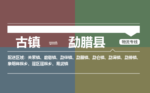 古镇到勐腊县物流专线-古镇到勐腊县货运-卡班运输