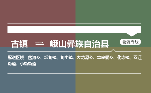 古镇到峨山彝族自治县物流专线-古镇到峨山彝族自治县货运-卡班运输