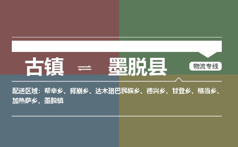 古镇到墨脱县物流专线-古镇到墨脱县货运-卡班运输