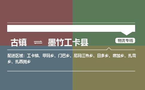 古镇到墨竹工卡县物流专线-古镇到墨竹工卡县货运-卡班运输