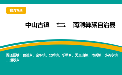 中山古镇到南涧彝族自治县物流专线-高效的中山古镇至南涧彝族自治县专线