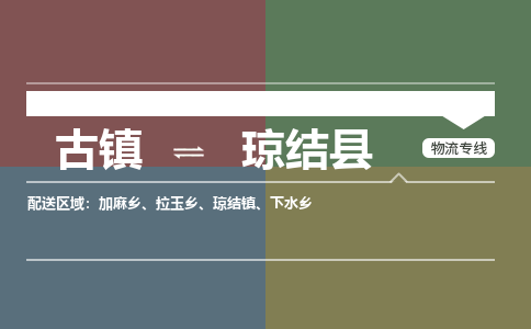 古镇到琼结县物流专线-古镇到琼结县货运-卡班运输