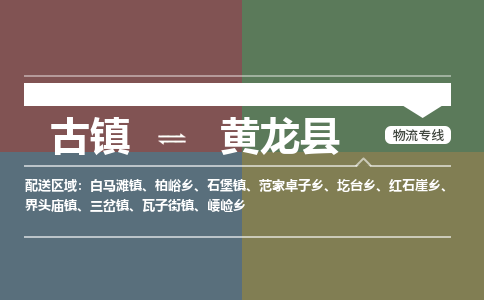 古镇到黄龙县物流专线-古镇到黄龙县货运-卡班运输