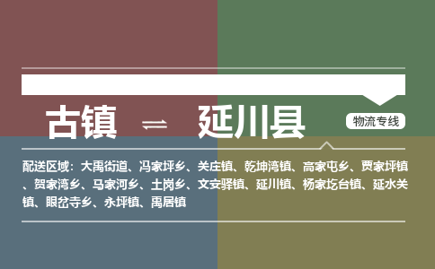 古镇到延川县物流专线-古镇到延川县货运-卡班运输